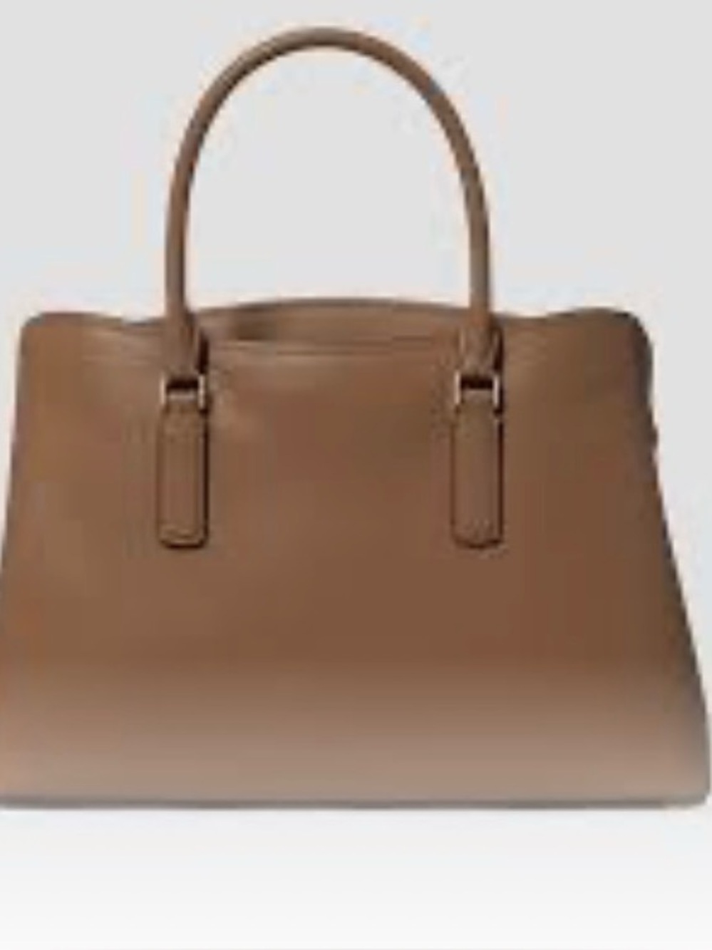 Kate Spade brand new Medium Tan Leather Top-Handle Tote